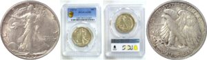 1927-S Walking Liberty Half Dollar. -  PCGS AU-58