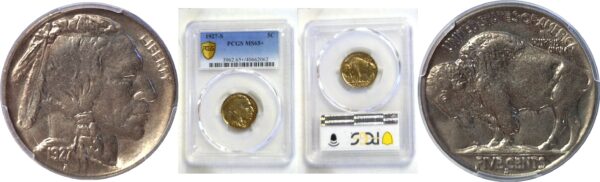 1927-S Buffalo Nickel - PCGS   MS-65+