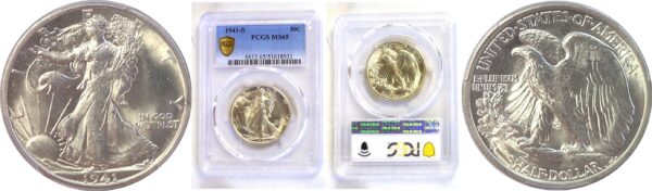 1941-S Walking Liberty Half Dollar  -  PCGS MS-65