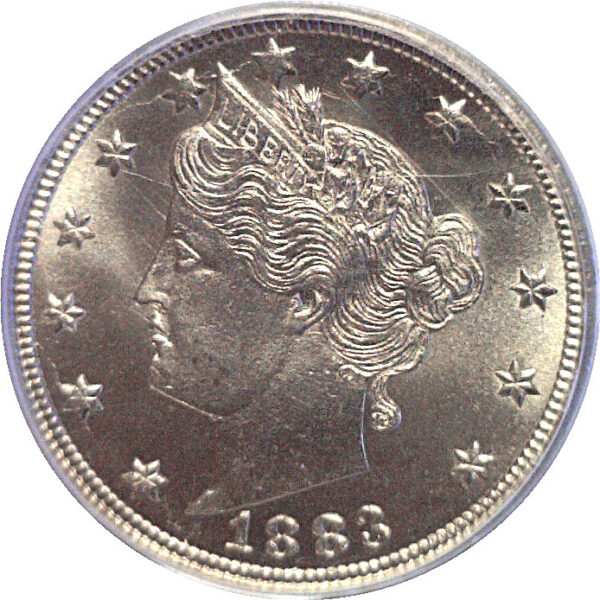 1883 No CENTS. Liberty Nickel. -  PCGS MS-65 - Image 2