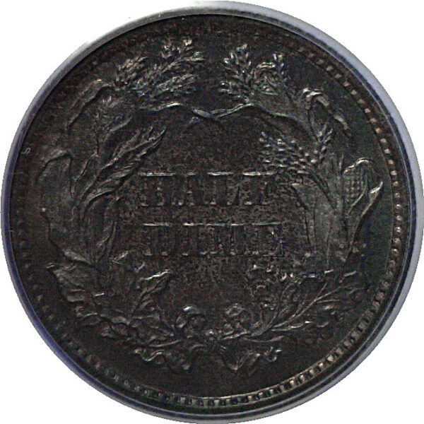 1867 Seated Liberty Half Dime. -    PCGS PR-65 - Image 3