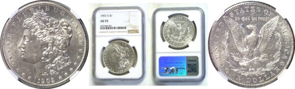 1903-S Morgan Dollar  -  NGC AU-55