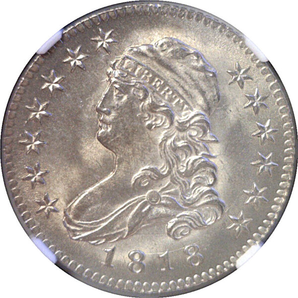 1818/5 Bust Quarter  -  NGC MS-66 - Image 2