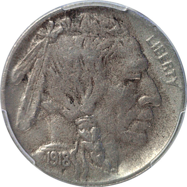 1918-D Buffalo Nickel -     PCGS AU-50 - Image 2