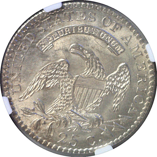1818/5 Bust Quarter  -  NGC MS-66 - Image 3