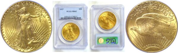 1927 $20 St. Gaudens  -  PCGS MS-62