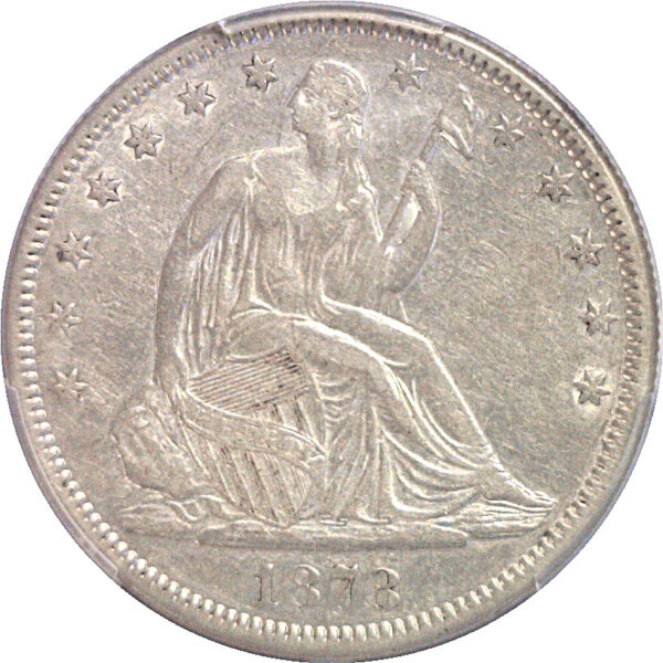 1878 Seated Liberty Half Dollar  -  PCGS XF-45 - Image 2