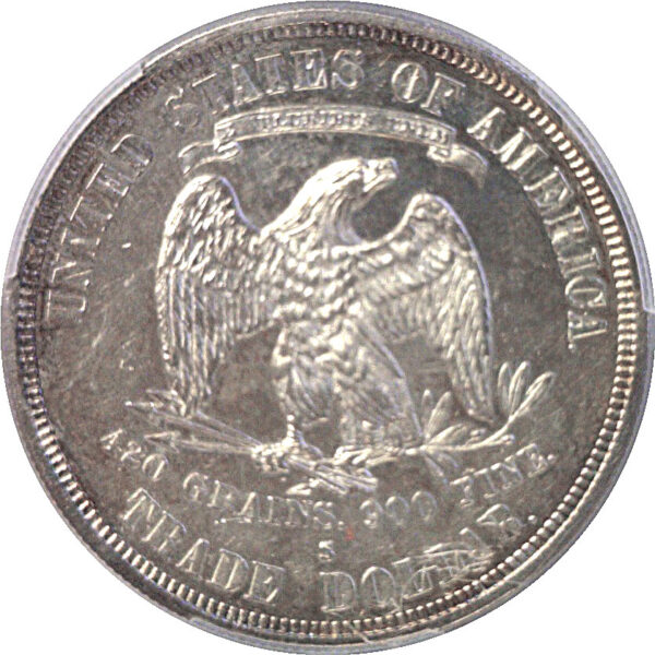 1878-S Trade Dollar. -  PCGS AU-58 - Image 3