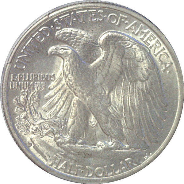 1937-D Walking Liberty Half Dollar  -  PCGS MS-65 - Image 2