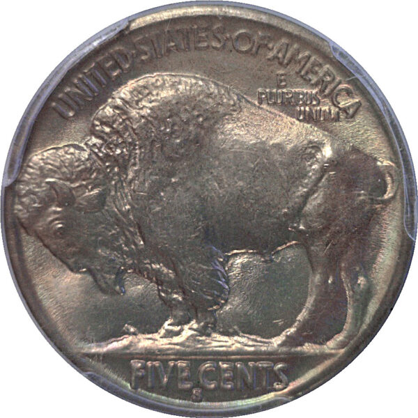 1937-S Buffalo Nickel.  -   PCGS MS-67.  CAC - Image 3
