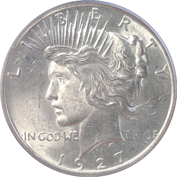 1927-D Peace Dollar  -  PCGS MS-63 - Image 2