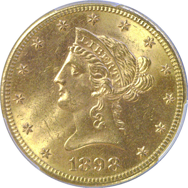 1898-S $10 Liberty  -  PCGS MS-64 - Image 2