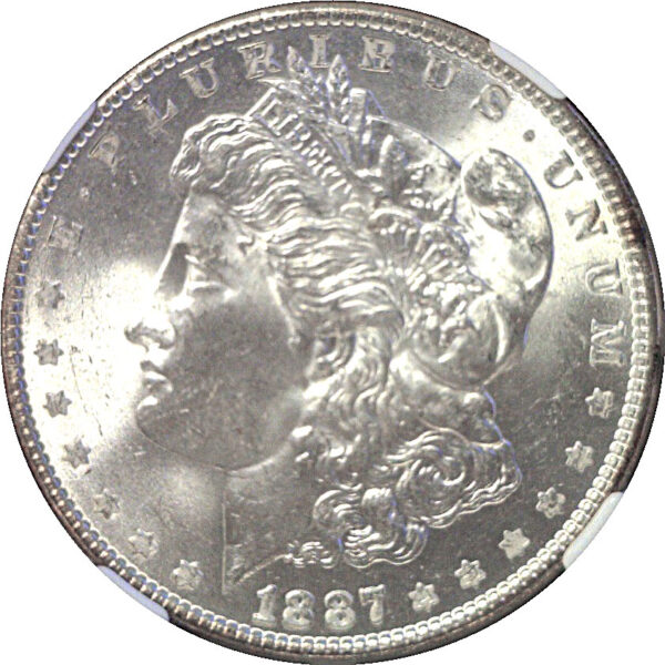 1887 Morgan Dollar. -  NGC MS-64 - Image 2