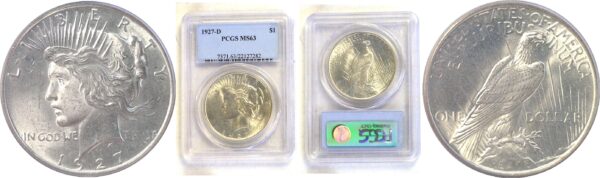 1927-D Peace Dollar  -  PCGS MS-63