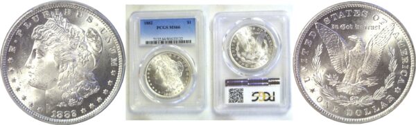 1882 Morgan Dollar  -  PCGS MS-66
