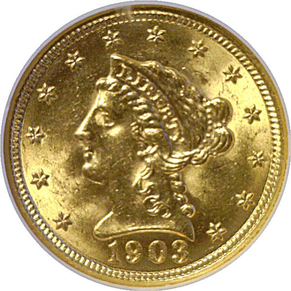 1903 $2 1/2 Liberty   -  NGC MS-63 - Image 2