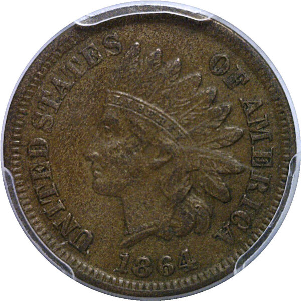 1864-L Indian Head Cent  -  PCGS XF-45 - Image 2