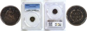 1844-O Seated Liberty Half Dime  -  PCGS VF-25