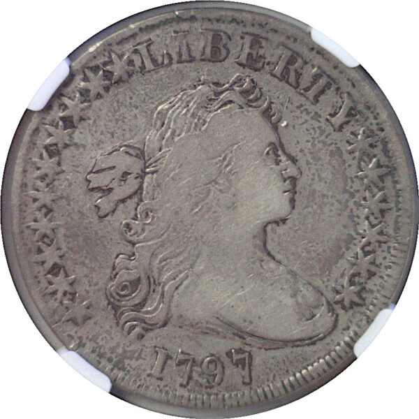 1797 Bust Dollar  -  NGC F-12 - Image 2