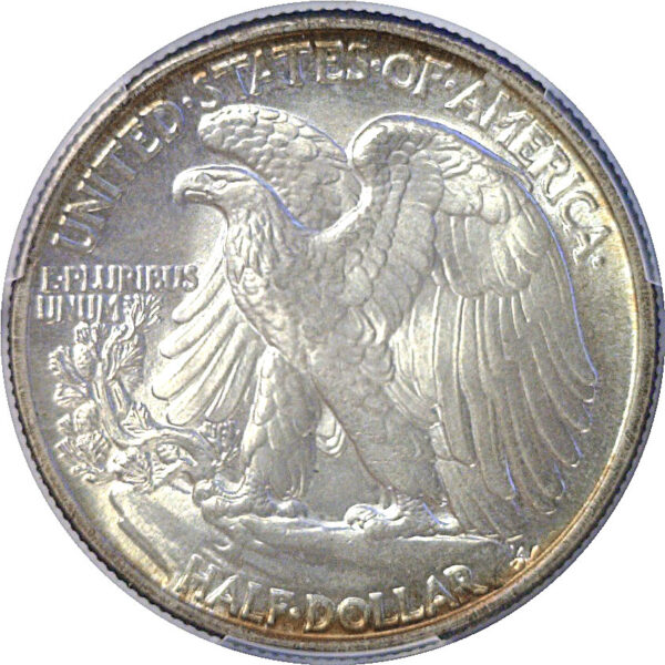 1942 Walking Liberty Half Dollar  -  PCGS MS-67+  CAC - Image 3