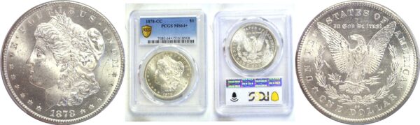 1878-CC Morgan Dollar  -  PCGS MS-64+