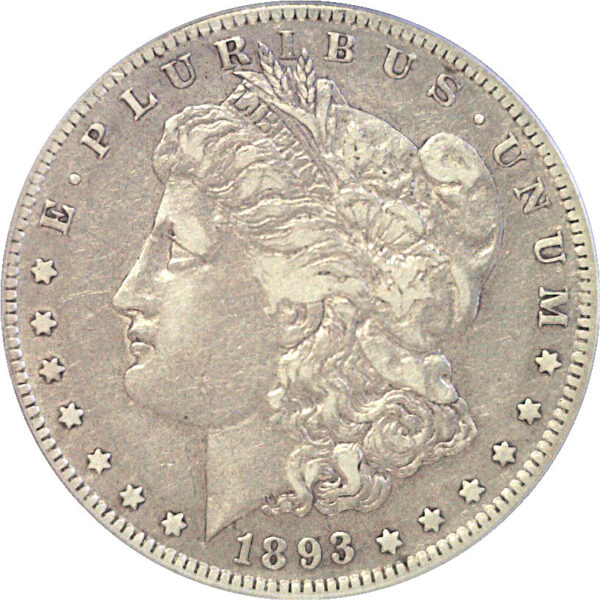 1893-S Morgan Dollar.  -   PCGS VF-35 - Image 2