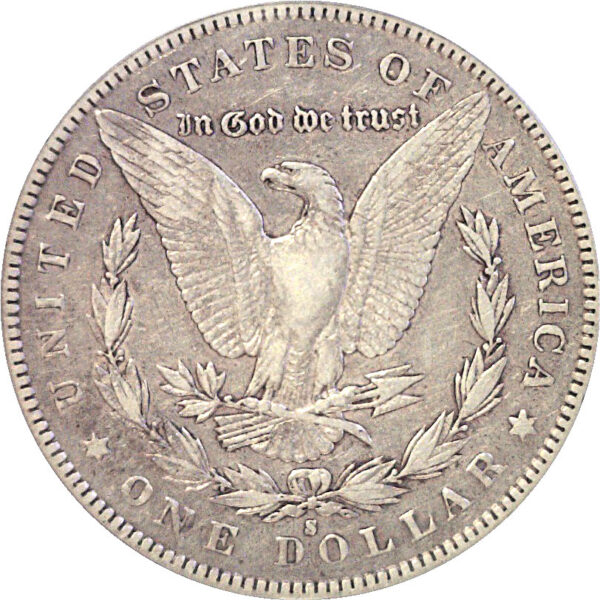 1893-S Morgan Dollar.  -   PCGS VF-35 - Image 3