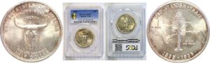 1935 Spanish Trail Commemorative Half Dollar  -  PCGS MS-67