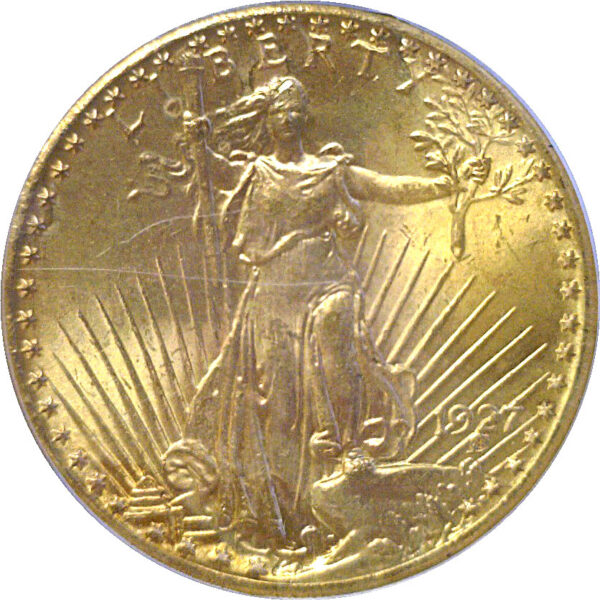 1927 $20 St. Gaudens  -  PCGS MS-64 - Image 2