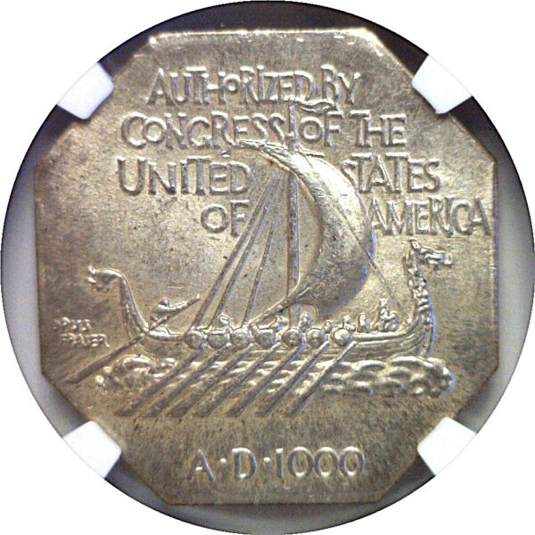 1925 Norse American. Silver Commemorative  -  NGC MS-65 - Image 3