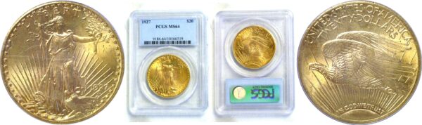 1927 $20 St. Gaudens  -  PCGS MS-64