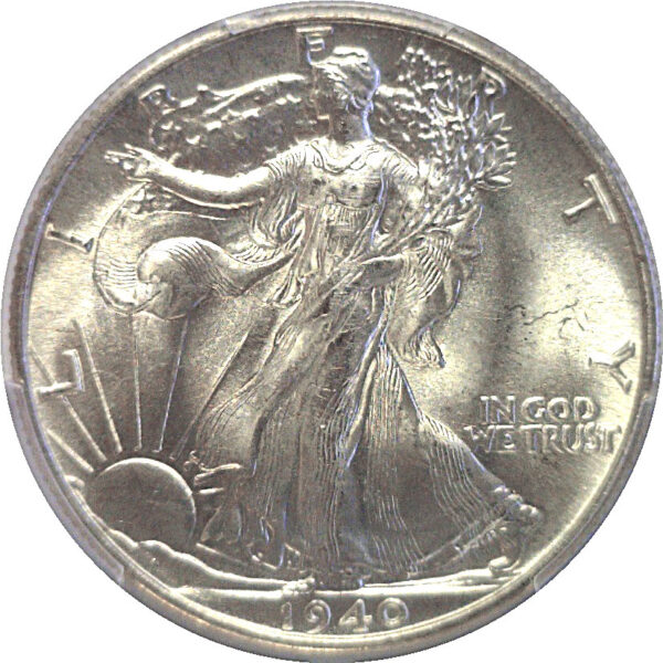 1940 Walking Liberty Half Dollar  -  PCGS MS-66 - Image 2