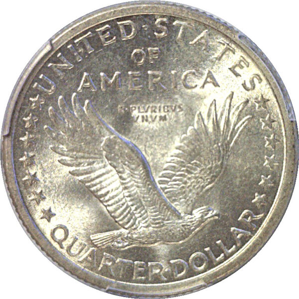 1917-D T-1.  Standing Liberty Quarter  -  PCGS MS-64 FH - Image 3