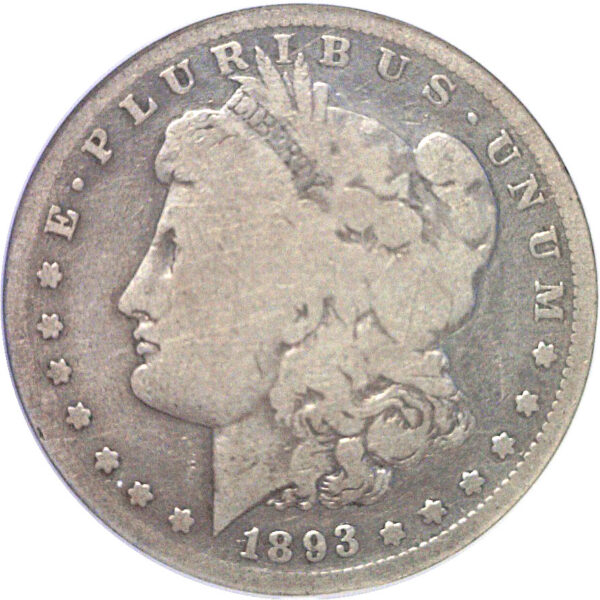 1893-S Morgan Dollar  -  NGC Good-4   CAC - Image 2