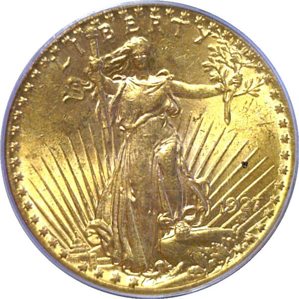 1927 $20 St. Gaudens  -  PCGS MS-62 - Image 2
