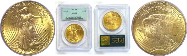 1927 $20 St. Gaudens  -  PCGS MS-62