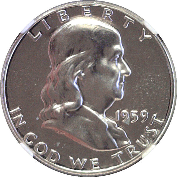 1959 Franklin Half Dollar. -  NGC PF-66 CAMEO - Image 2