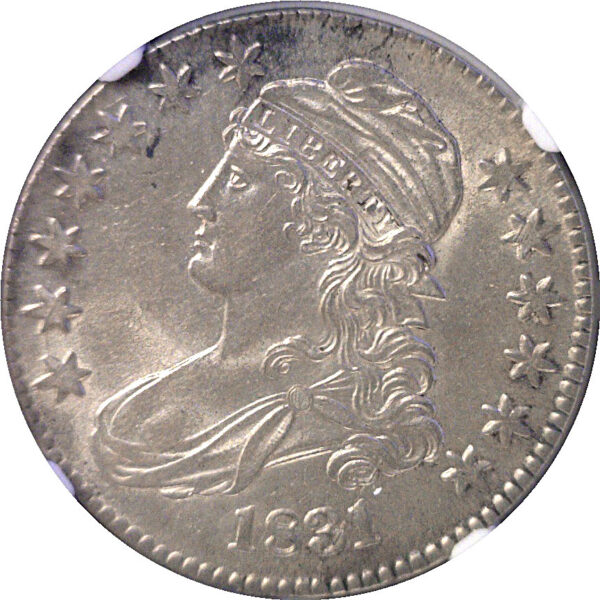1831 Bust Half Dollar  -  NGC MS-61 - Image 2