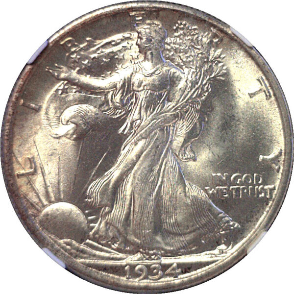1934-S Walking Liberty Half Dollar -  NGC MS-66+ - Image 2