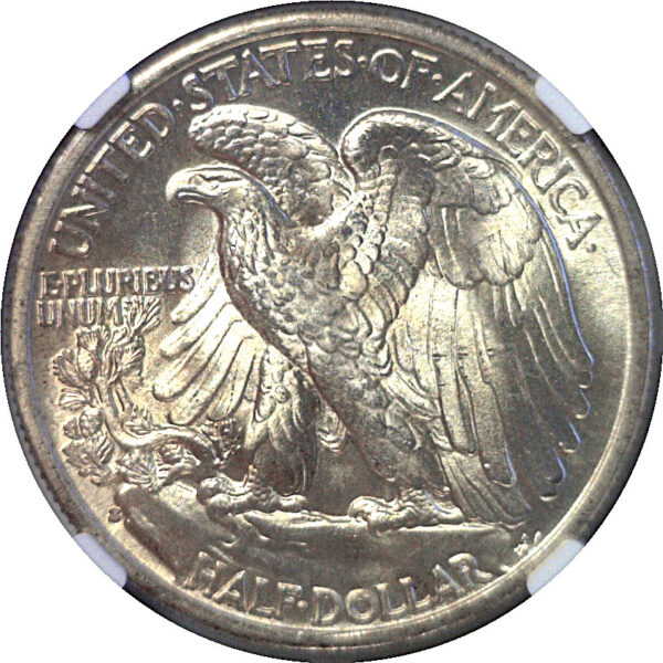 1934-S Walking Liberty Half Dollar -  NGC MS-66+ - Image 3