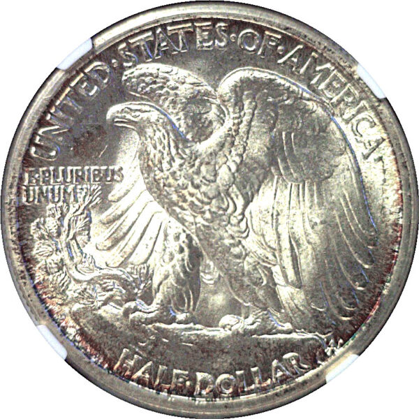 1929-D Walking Liberty Half Dollar. -  NGC MS-66 - Image 3