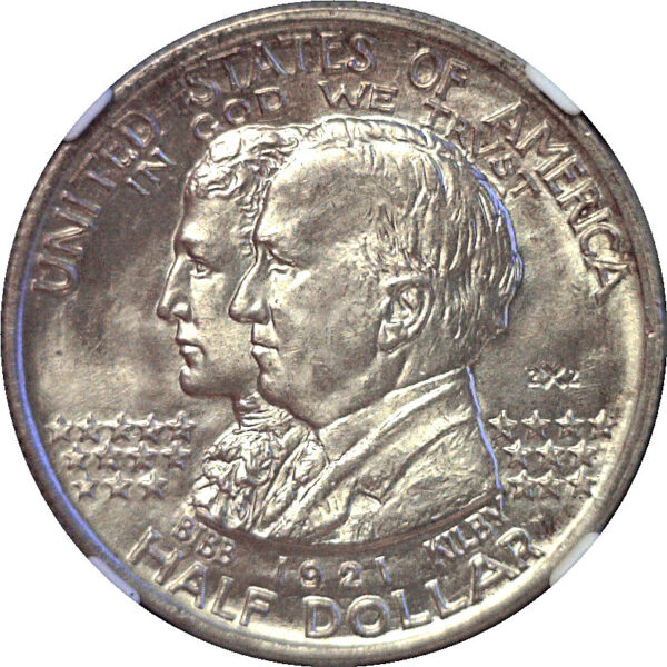 1921 Alabama 2x2. Commemorative Half Dollar. -  NGC MS-65 - Image 2