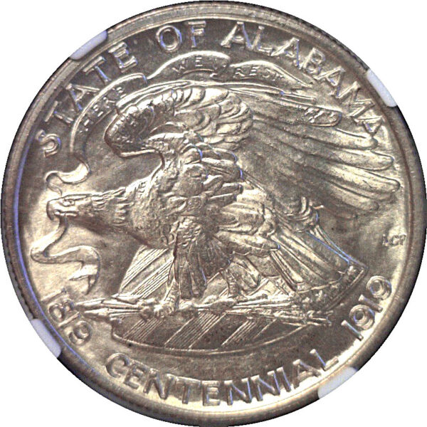 1921 Alabama 2x2. Commemorative Half Dollar. -  NGC MS-65 - Image 3