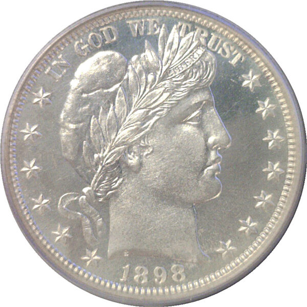 1898 Barber Half Dollar  -   PCGS PR-64 CAM - Image 2