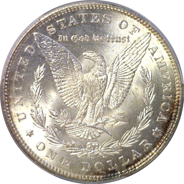 1895-S Morgan Dollar  -  PCGS MS-63 - Image 3