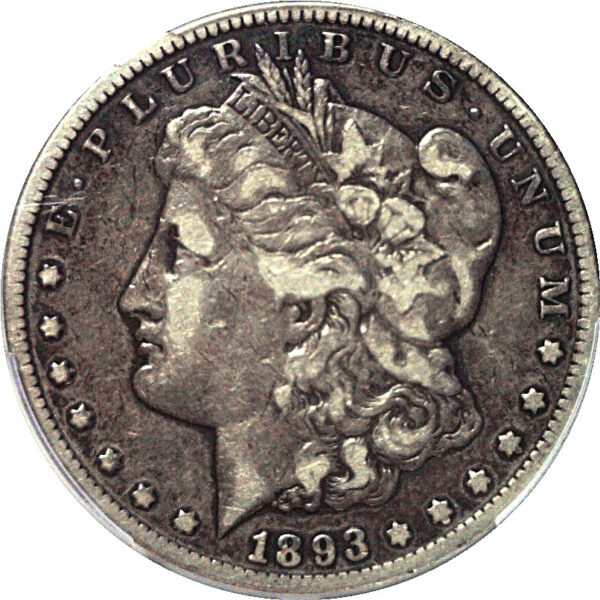 1893-CC Morgan Dollar. -  PCGS VF-20 - Image 2