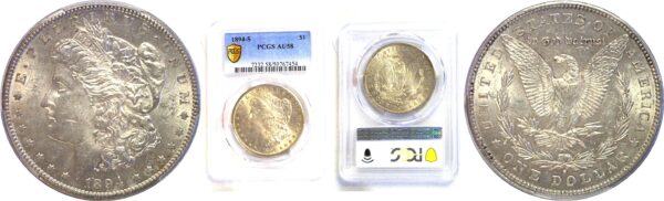 1894-S Morgan Dollar  -  PCGS AU-58