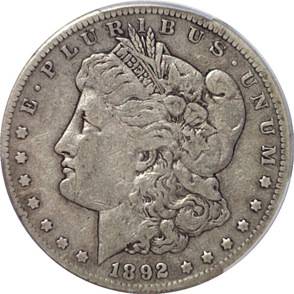 1892-CC Morgan Dollar.  -   PCGS VF-20 - Image 2