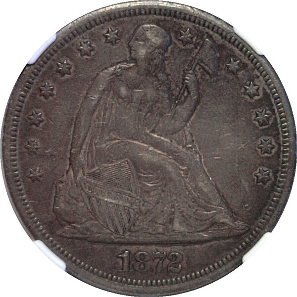 1872-S Seated Liberty Dollar. -  NGC XF-45 - Image 2