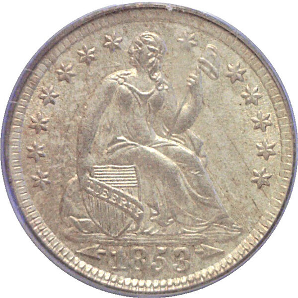 1853 Seated Liberty Half Dime. -  PCGS MS-64 - Image 2
